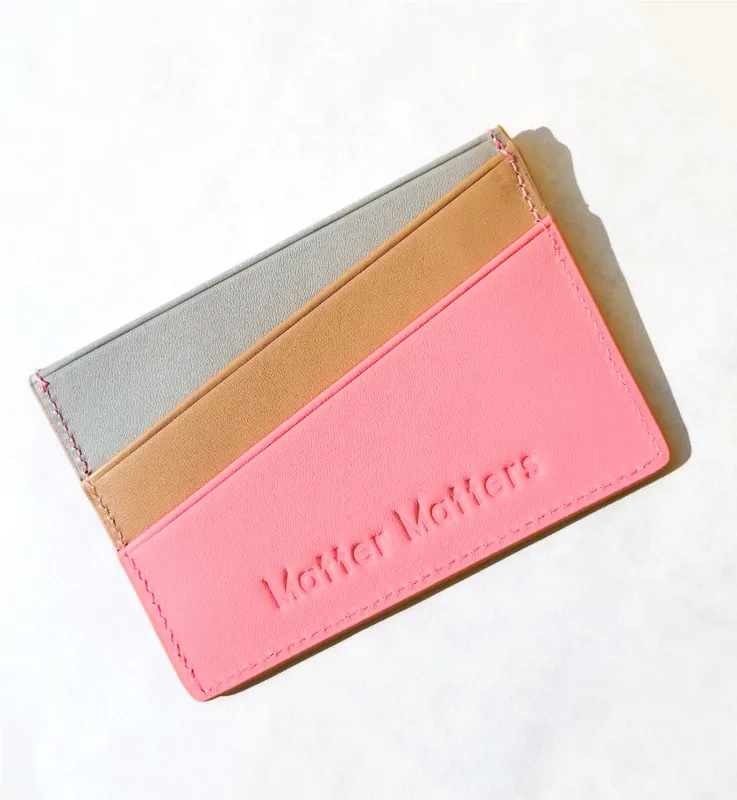 'Good Enough' Card Holder • Peach Blossom made by Matter Matters