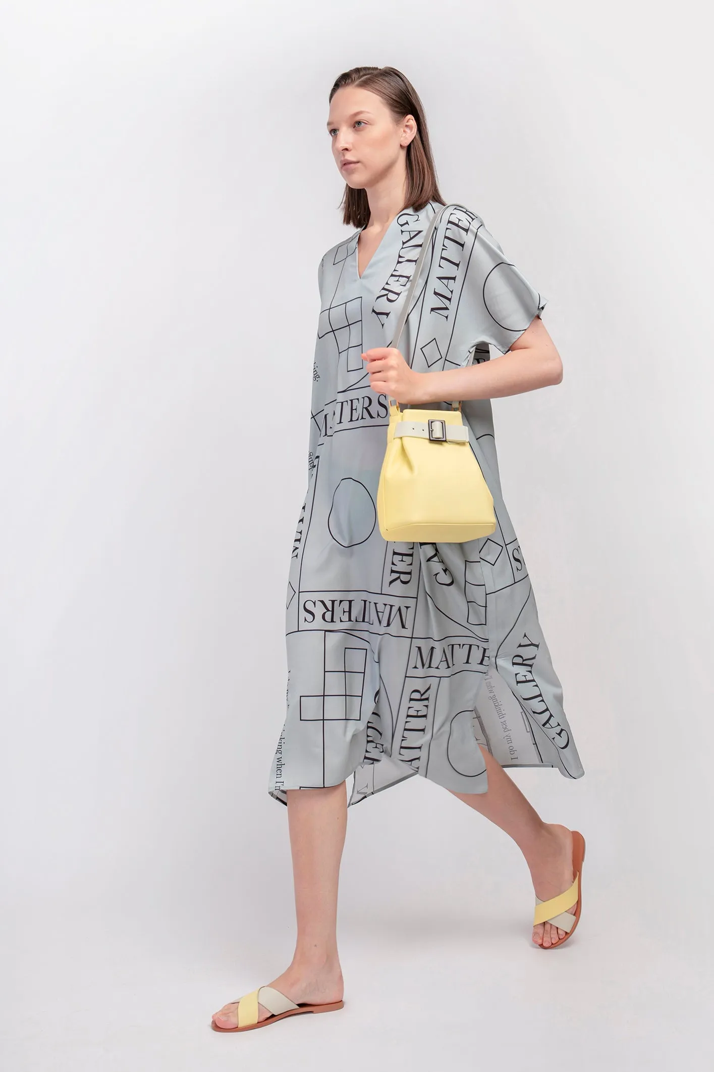 Mori Bucket Shoulder Bag • Lemon Sorbet sold by Matter Matters product image thumbnail 3