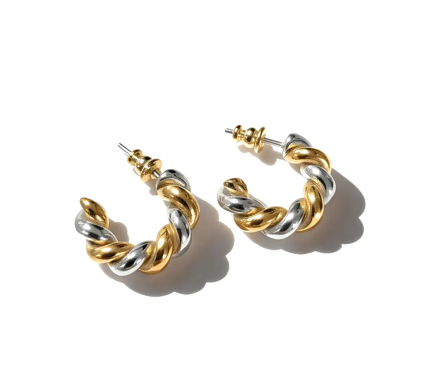 Two tone Everyday Hoops sold by Matter Matters