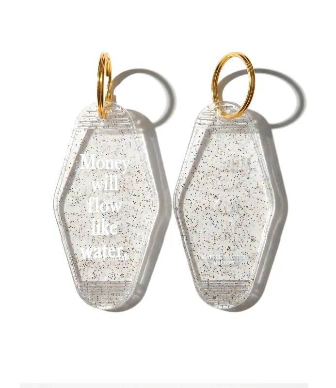 MMG Keyring • Clear • Money like water sold by Matter Matters