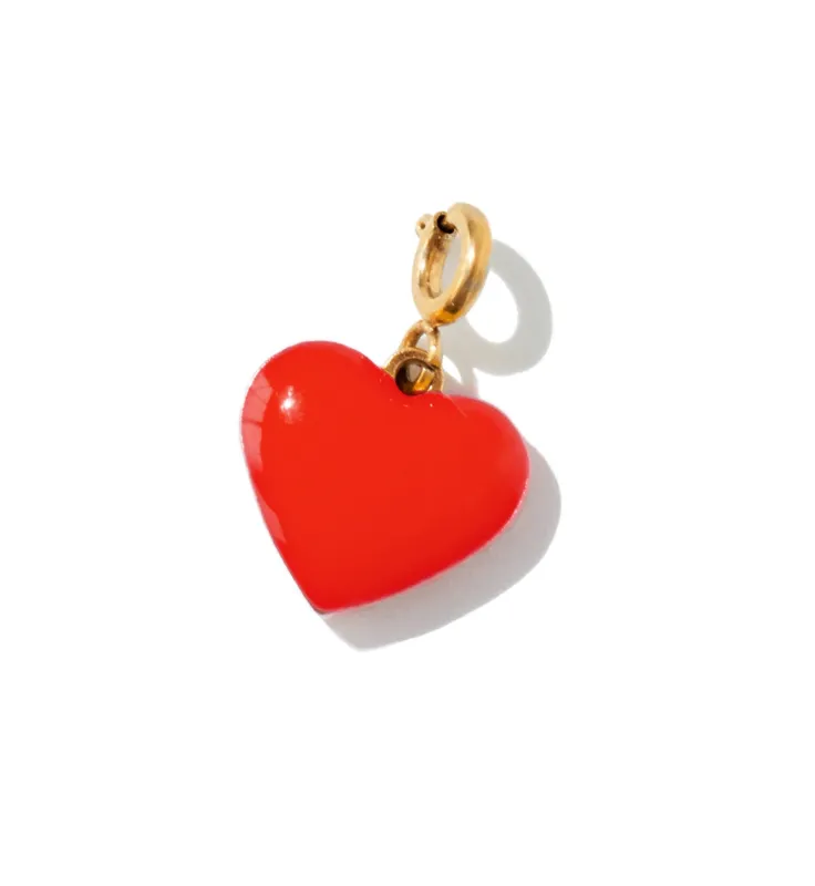 Humble Heart Pendant • Red & Pink sold by Matter Matters