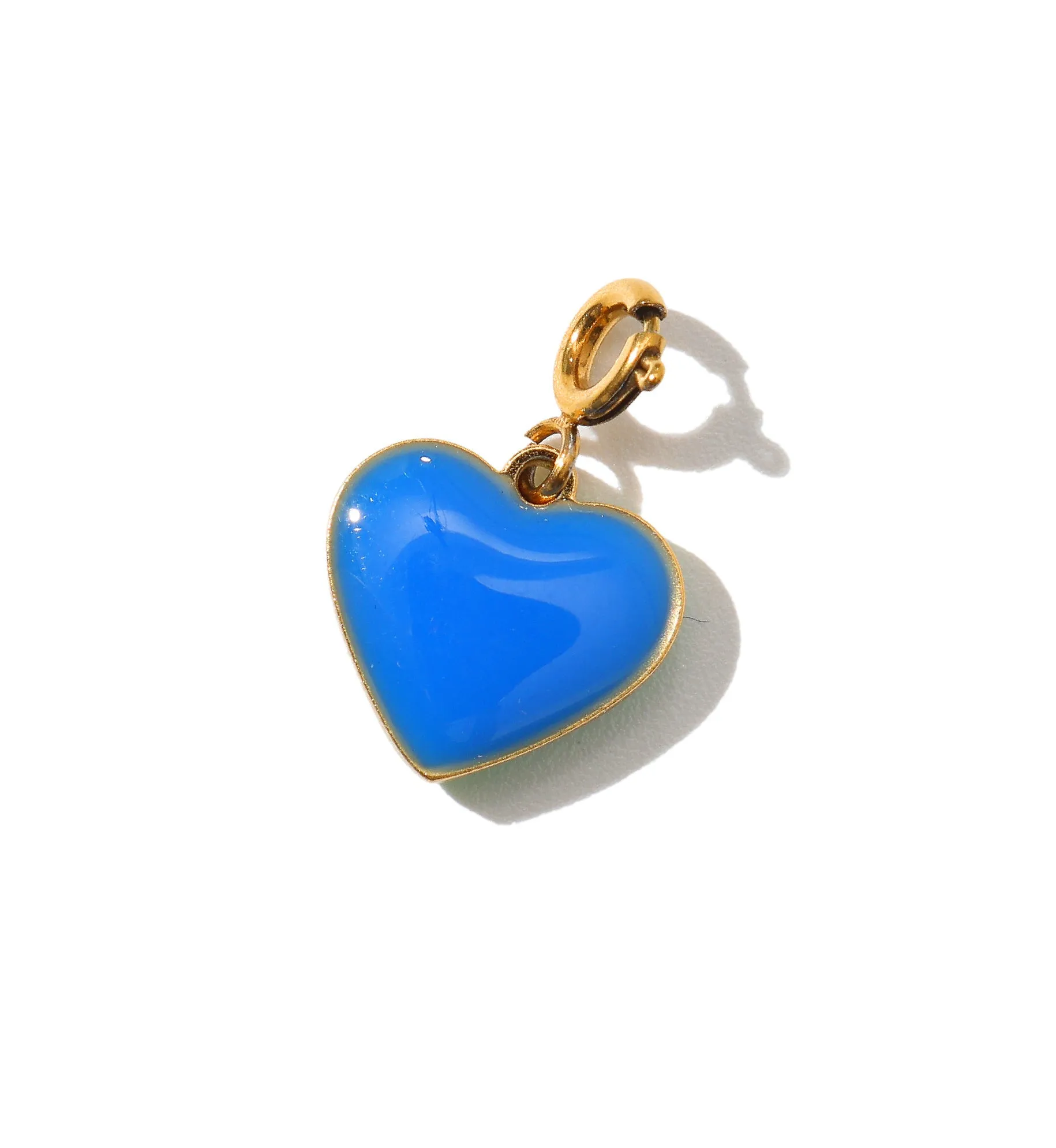 Humble Heart Pendant • Cobalt & Bright Green sold by Matter Matters