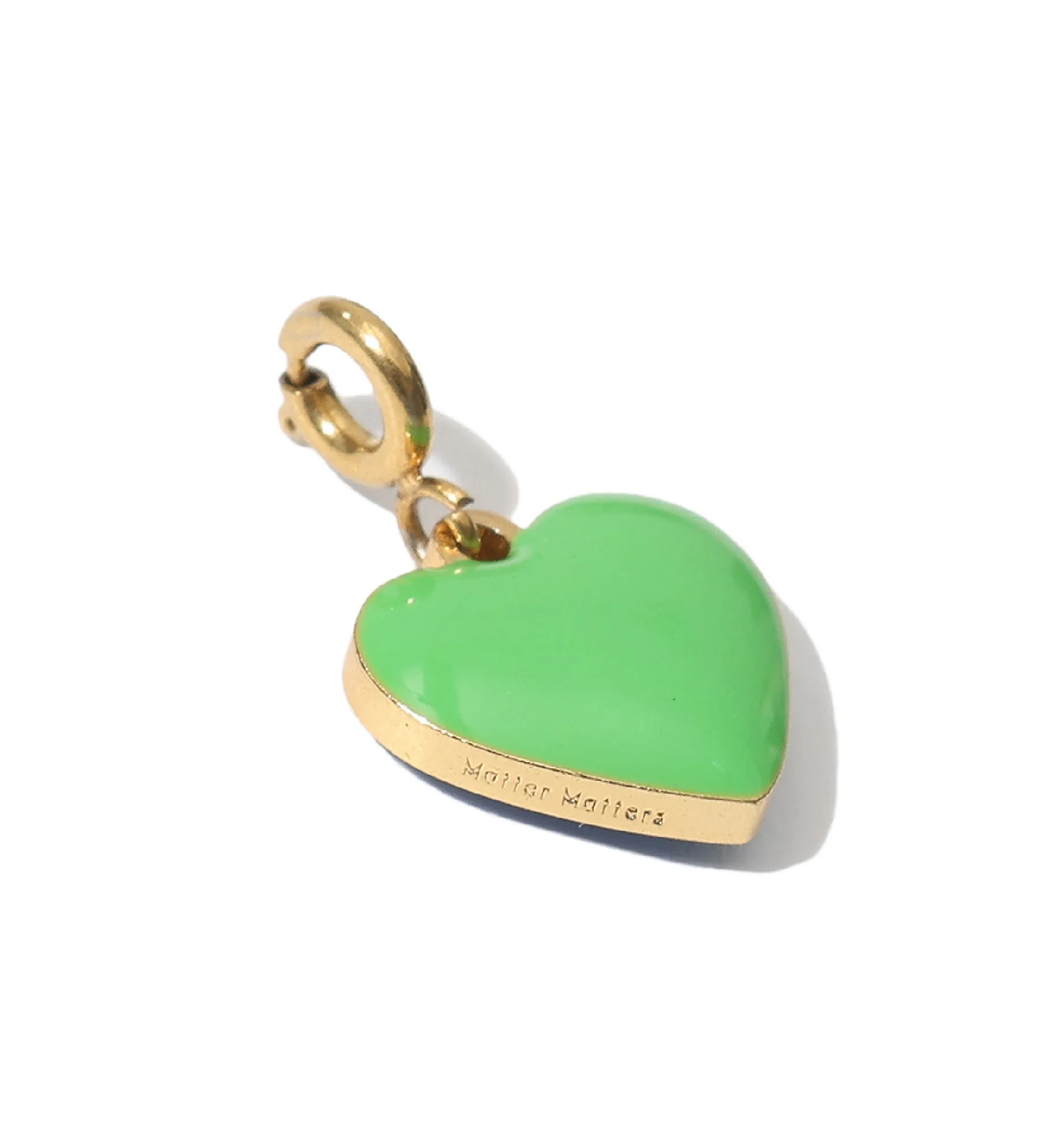 Humble Heart Pendant • Cobalt & Bright Green sold by Matter Matters product image thumbnail 2