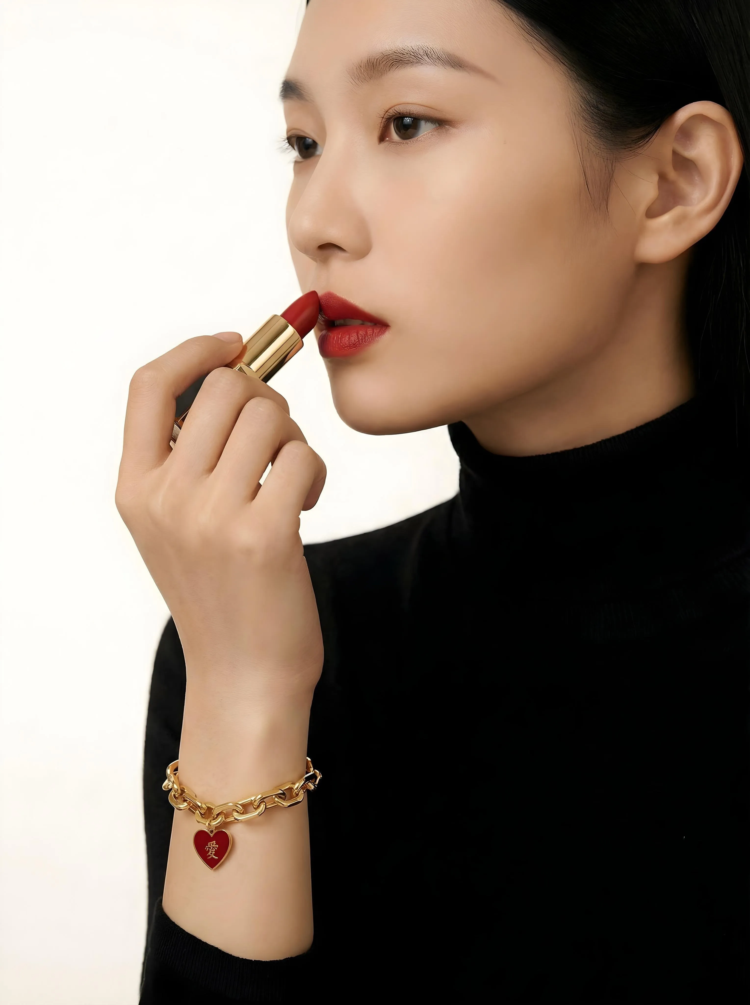 愛 / 做 Bold Chain Bracelet • Red sold by Matter Matters product image thumbnail 4