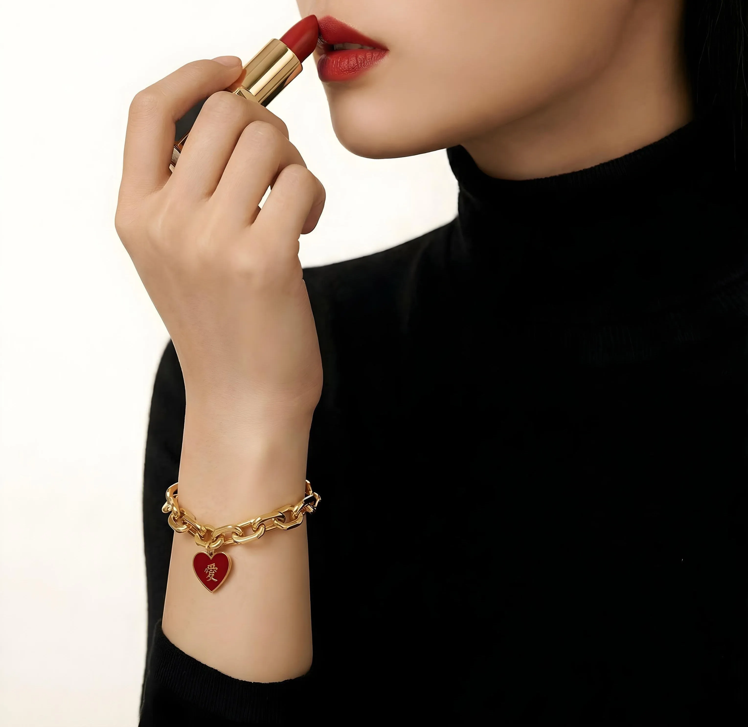 愛 / 做 Bold Chain Bracelet • Red sold by Matter Matters product image thumbnail 2