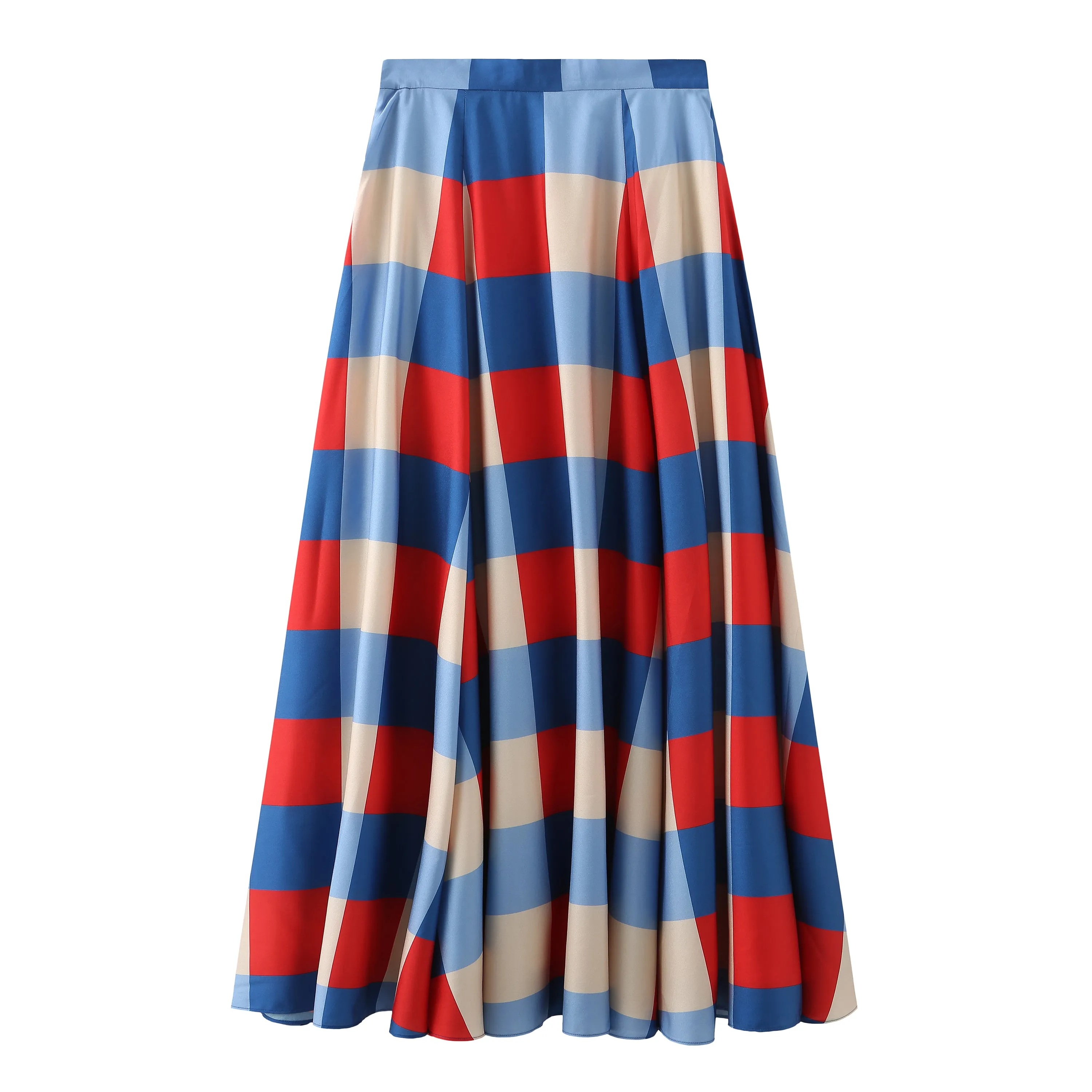 Secka / Checkered Maxi Skirt • Red sold by Matter Matters product image thumbnail 3