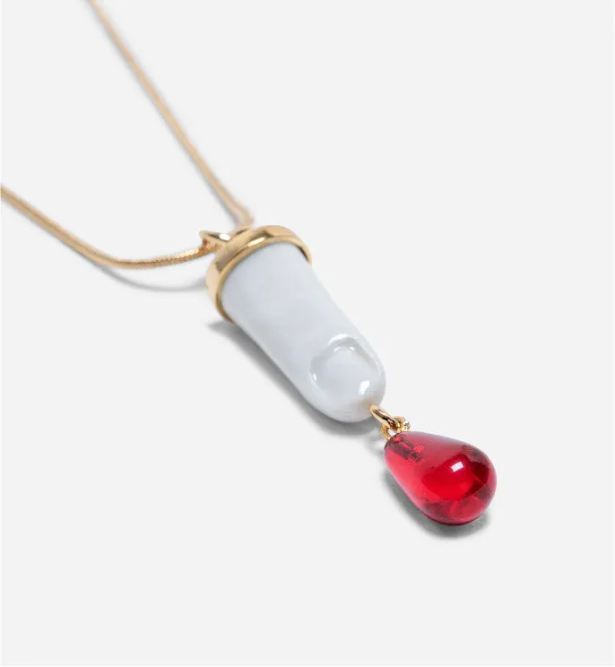 Andres Gallardo / Blood Drop Pendant sold by Matter Matters