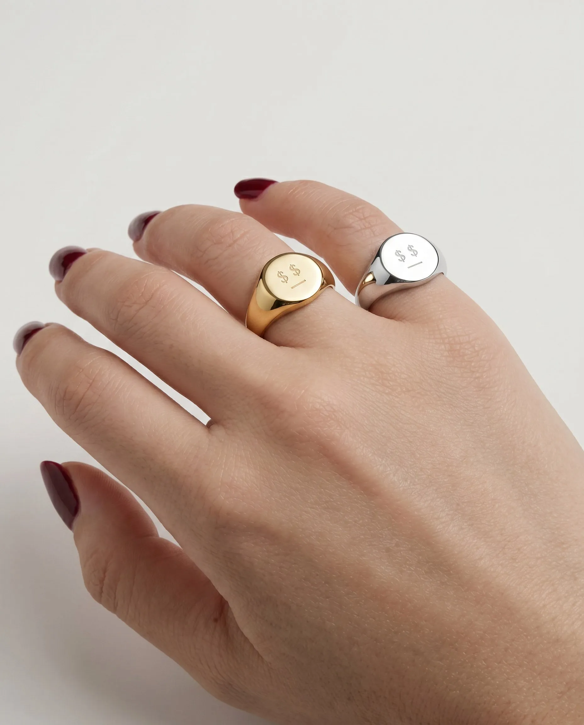 Money Talks • Steel Signet Ring sold by Matter Matters product image thumbnail 5