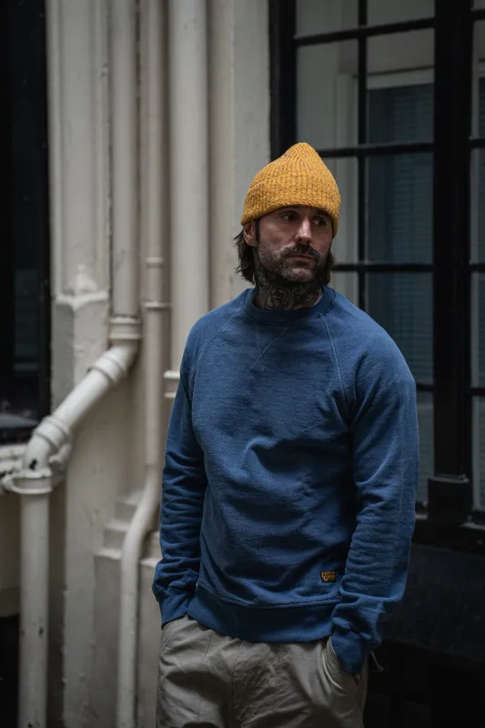 English Sweatshirt - Washed Blue sold by Indigo and Goods