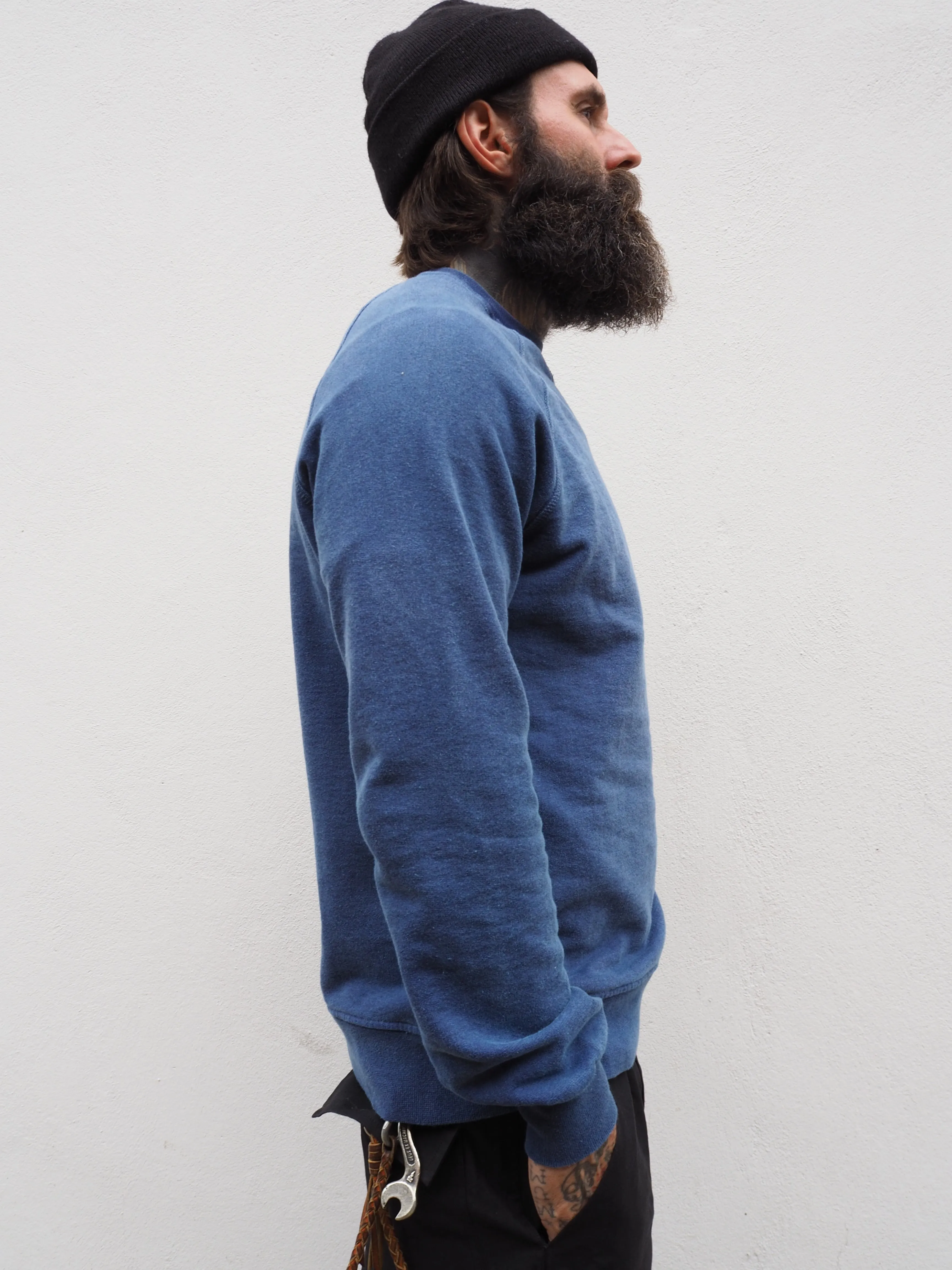 English Sweatshirt - Washed Blue sold by Indigo and Goods product image thumbnail 4