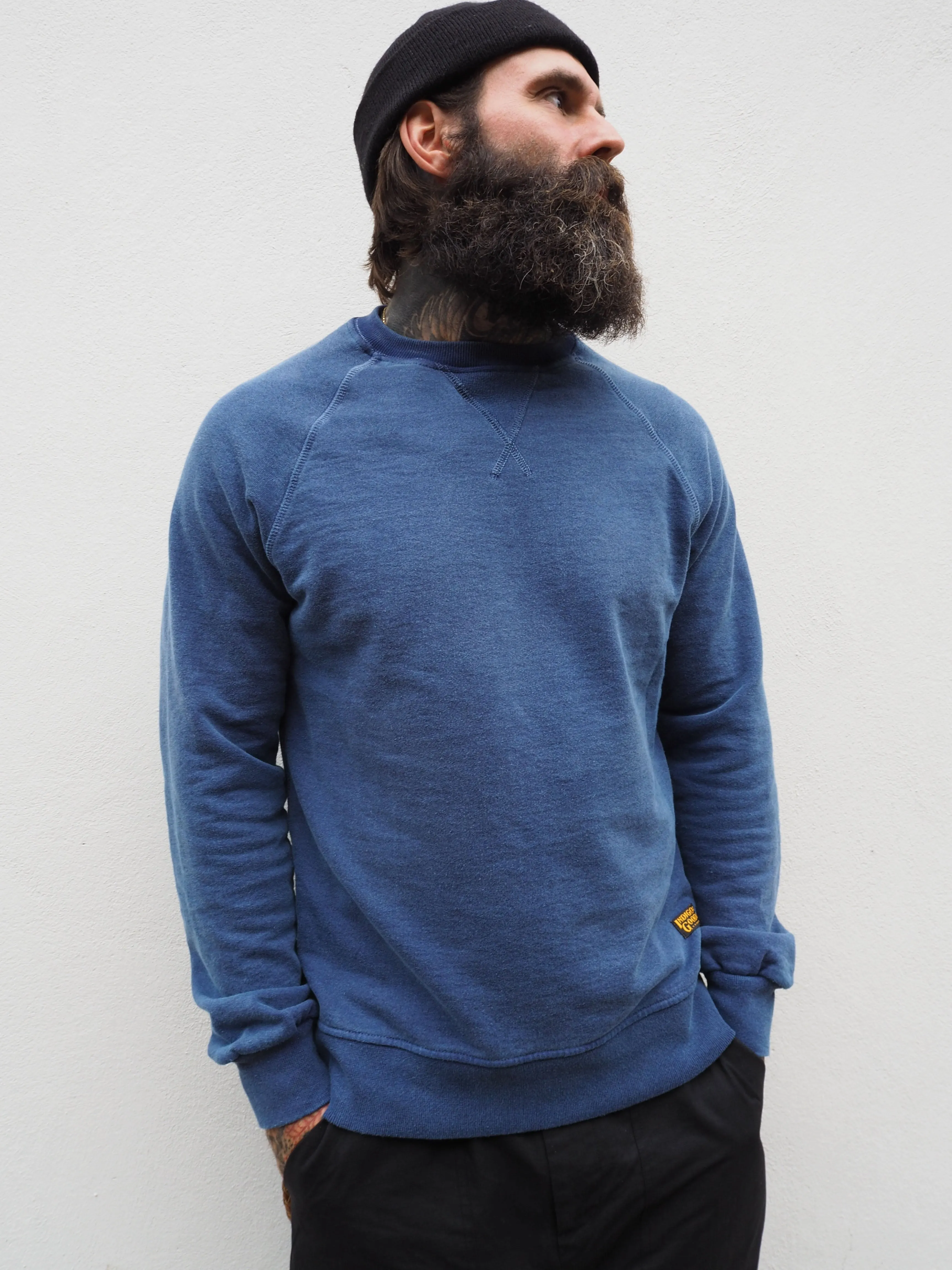 English Sweatshirt - Washed Blue sold by Indigo and Goods product image thumbnail 3