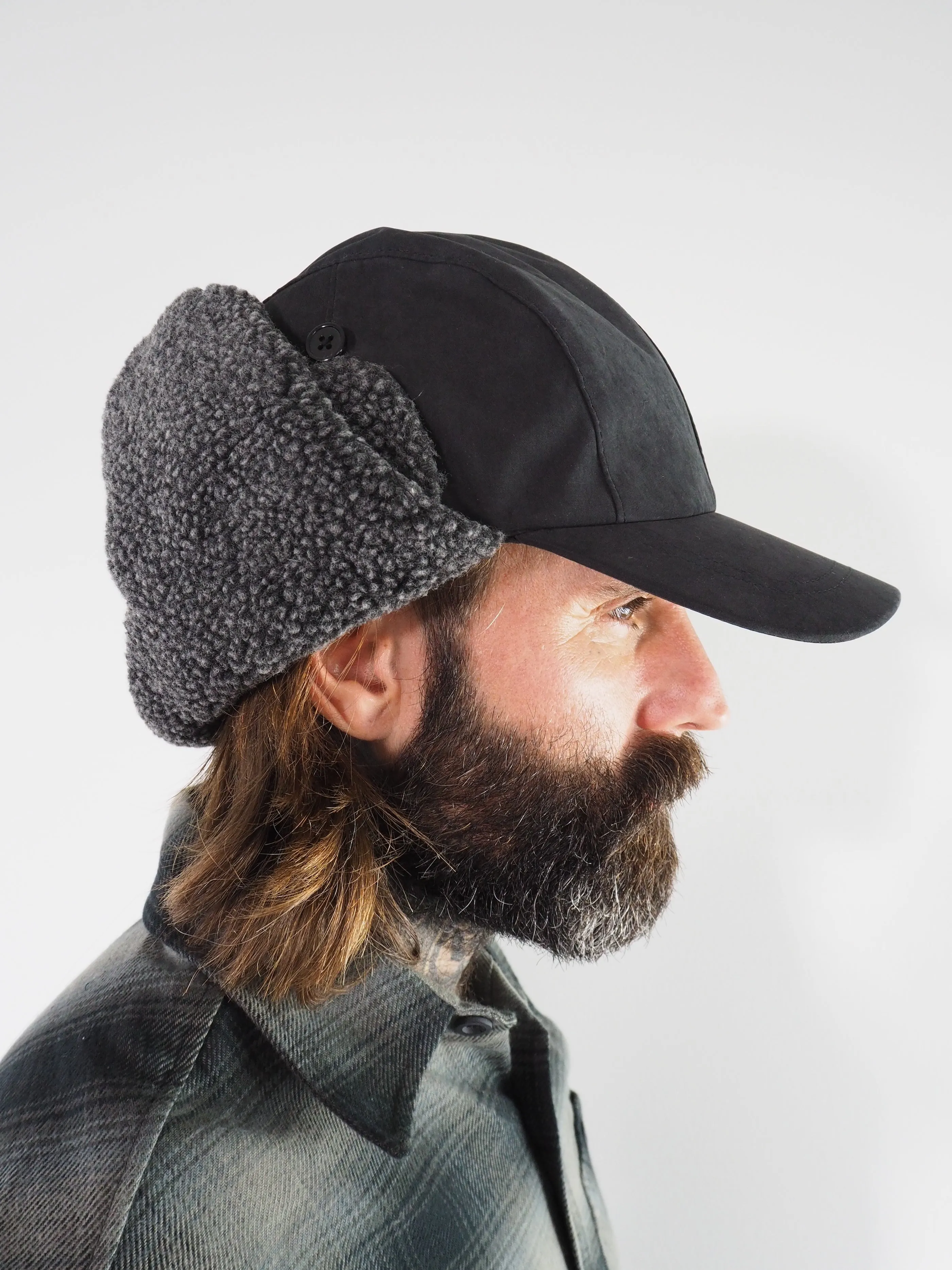 Trapper Hat - Black sold by Indigo and Goods product image thumbnail 3