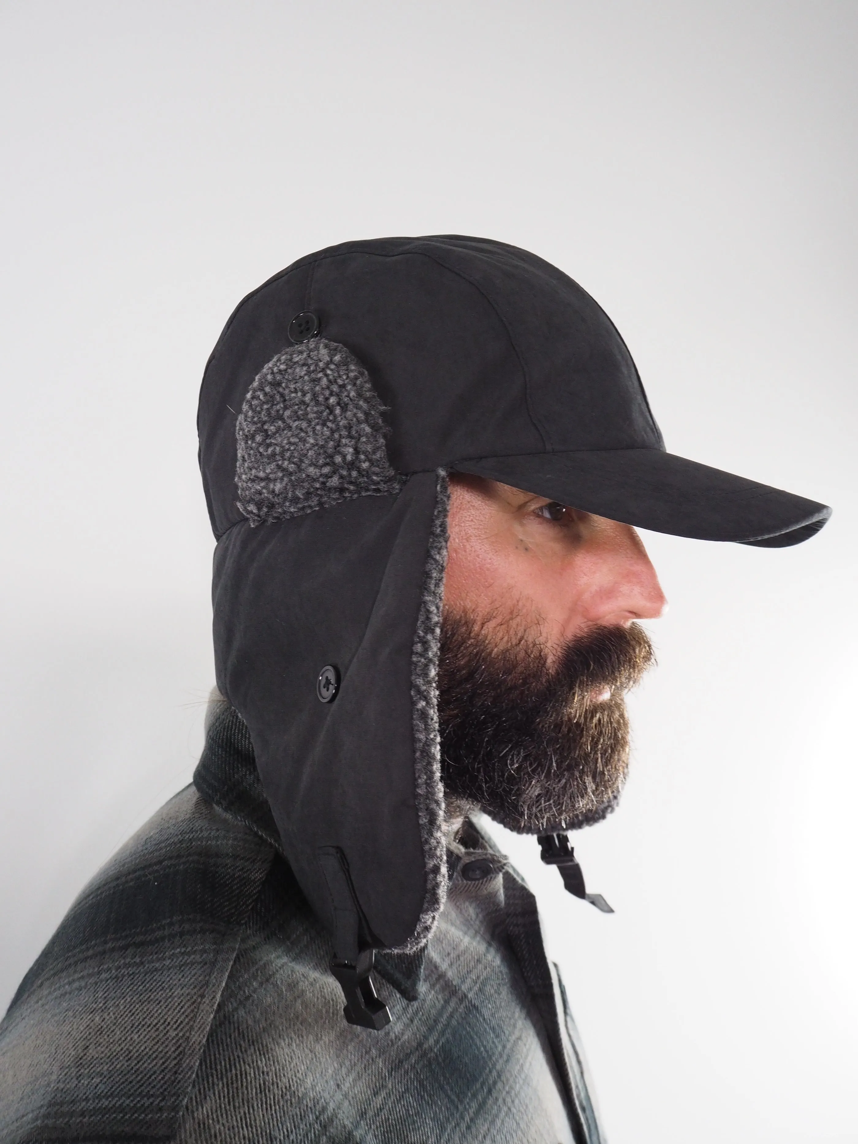 Trapper Hat - Black sold by Indigo and Goods product image thumbnail 4