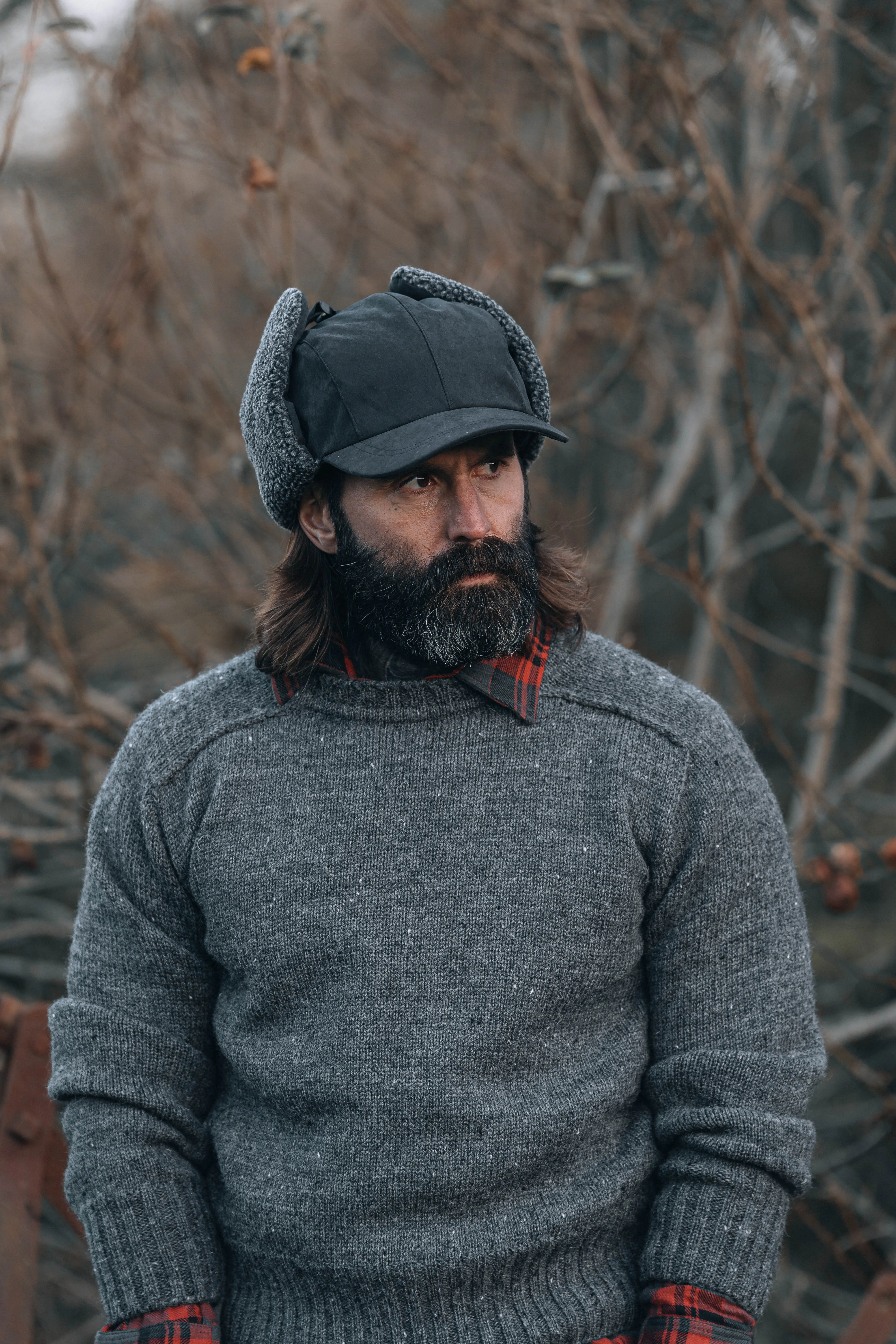 Trapper Hat - Black sold by Indigo and Goods product image thumbnail 2