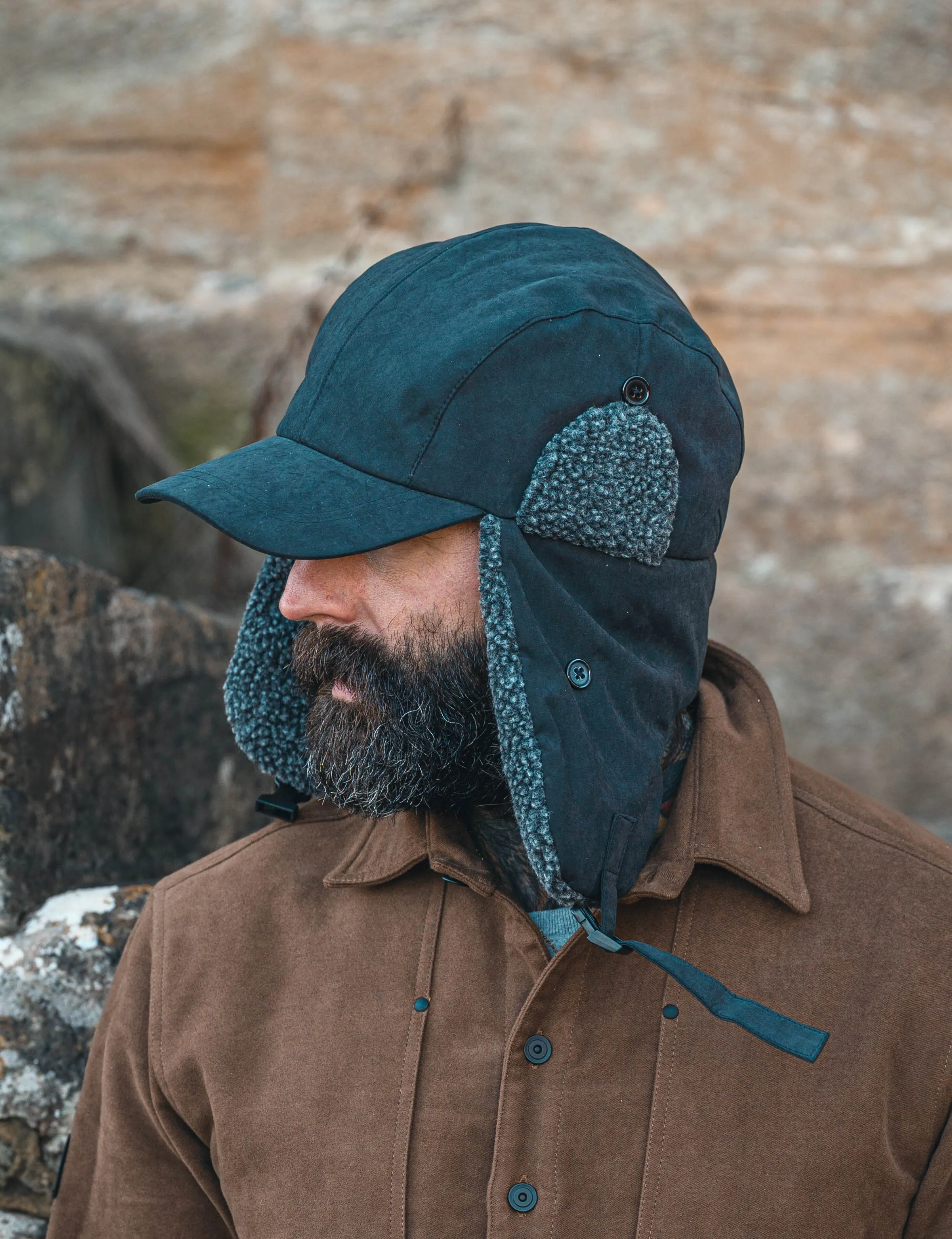 Trapper Hat - Black sold by Indigo and Goods