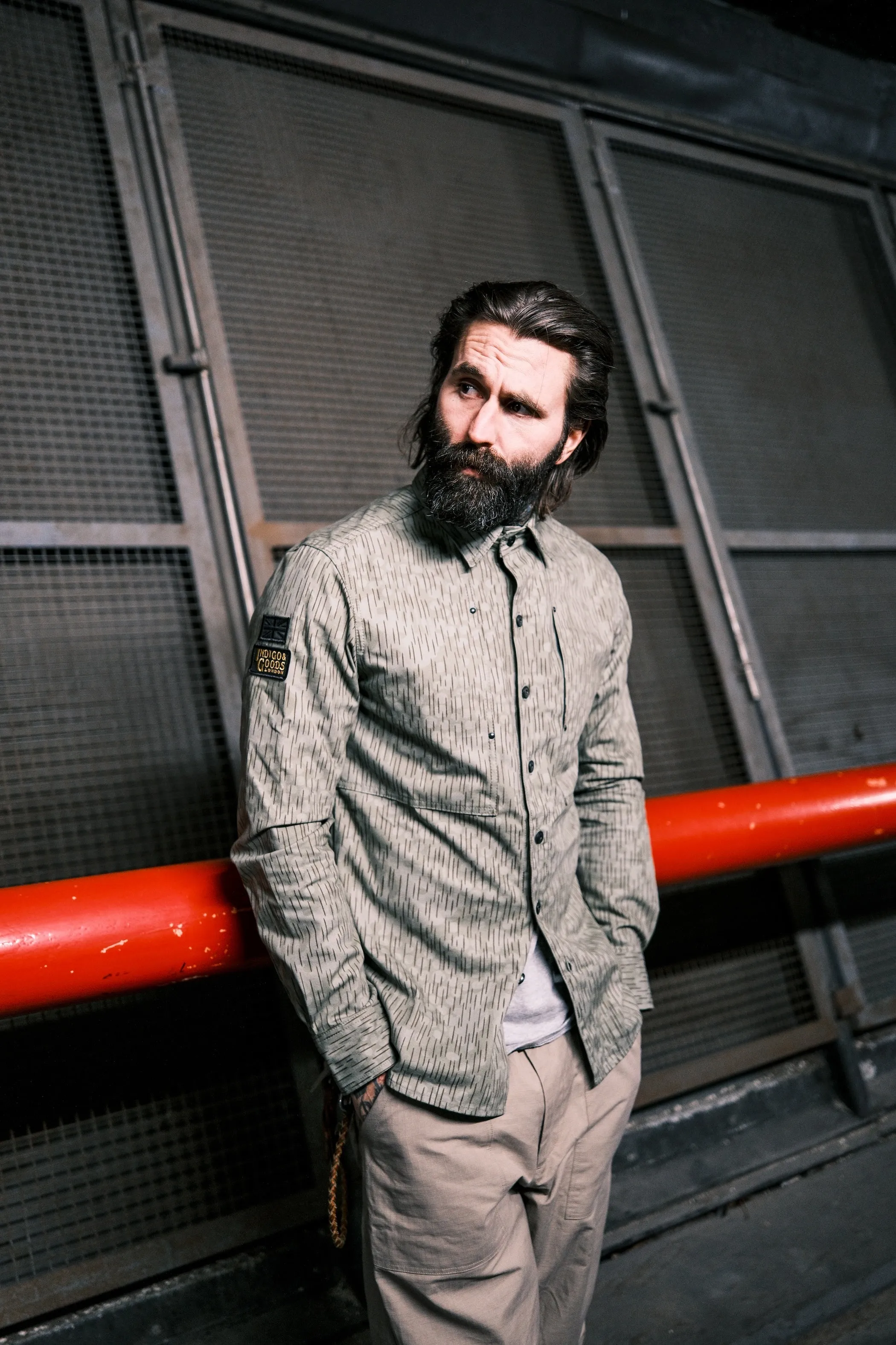 English Terrace Overshirt - Rain camo sold by Indigo and Goods product image thumbnail 3
