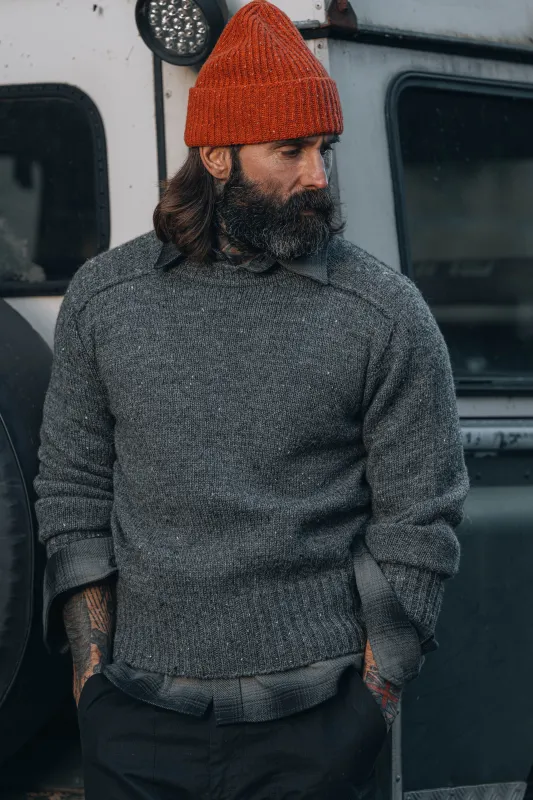 Mountain Sweater - Grey Nepp sold by Indigo and Goods