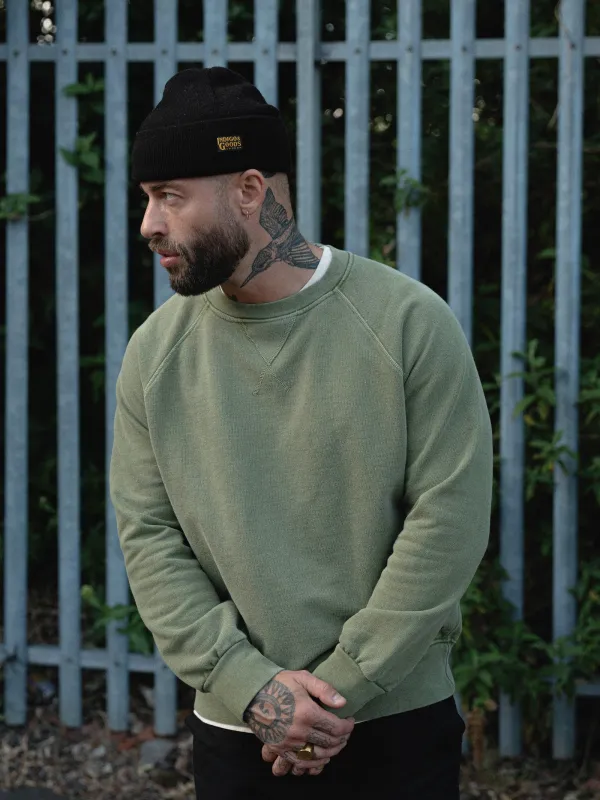 English Sweatshirt - Green Tropic sold by Indigo and Goods