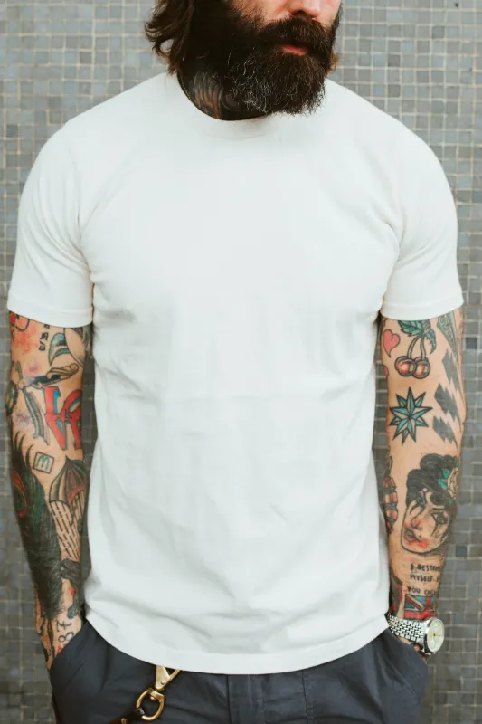 Double Weight Tee - Vintage White sold by Indigo and Goods