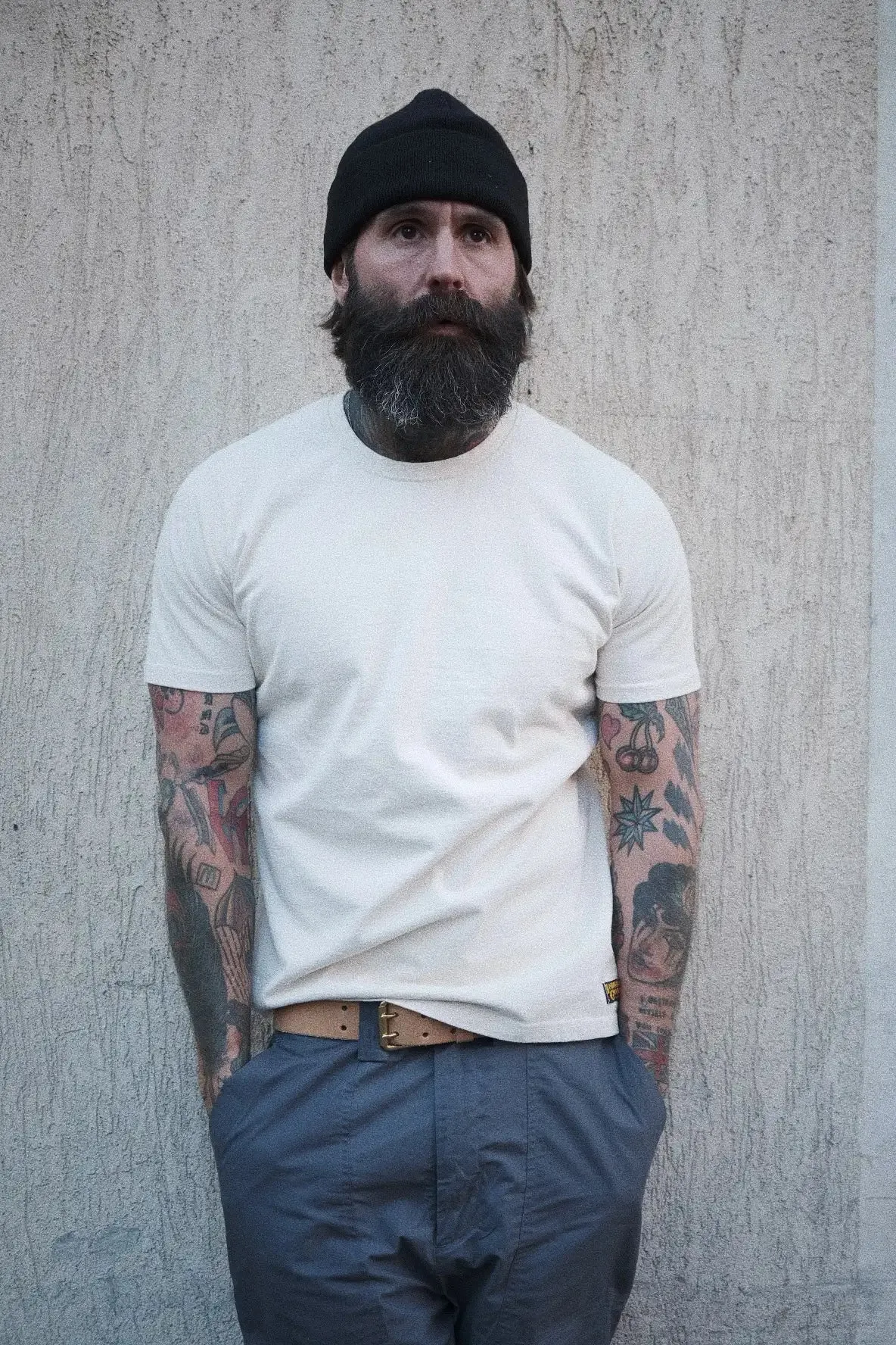 Double Weight Tee - Vintage White sold by Indigo and Goods product image thumbnail 3
