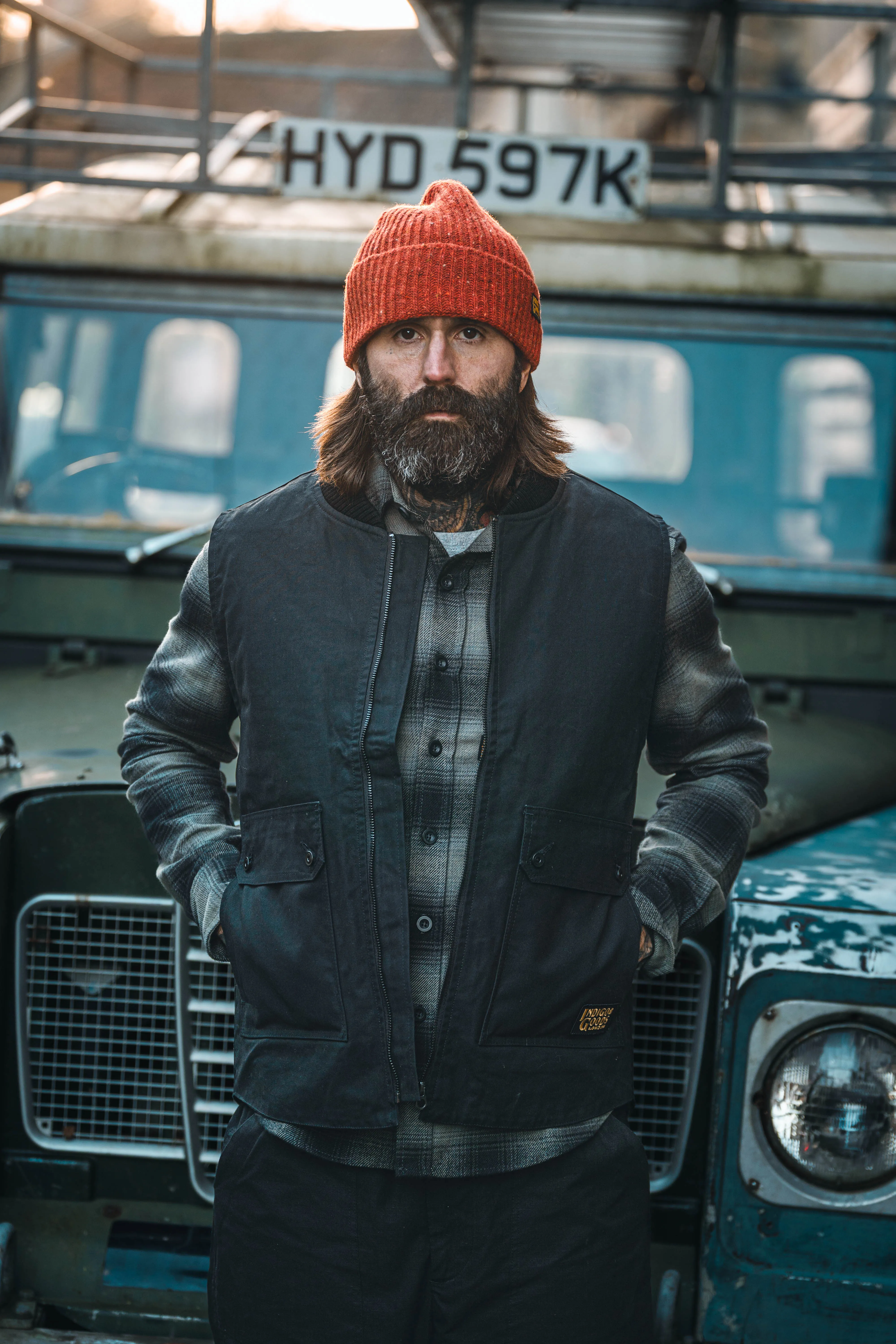 Stealth Zip Gilet - Bullet Cloth Black sold by Indigo and Goods product image thumbnail 5