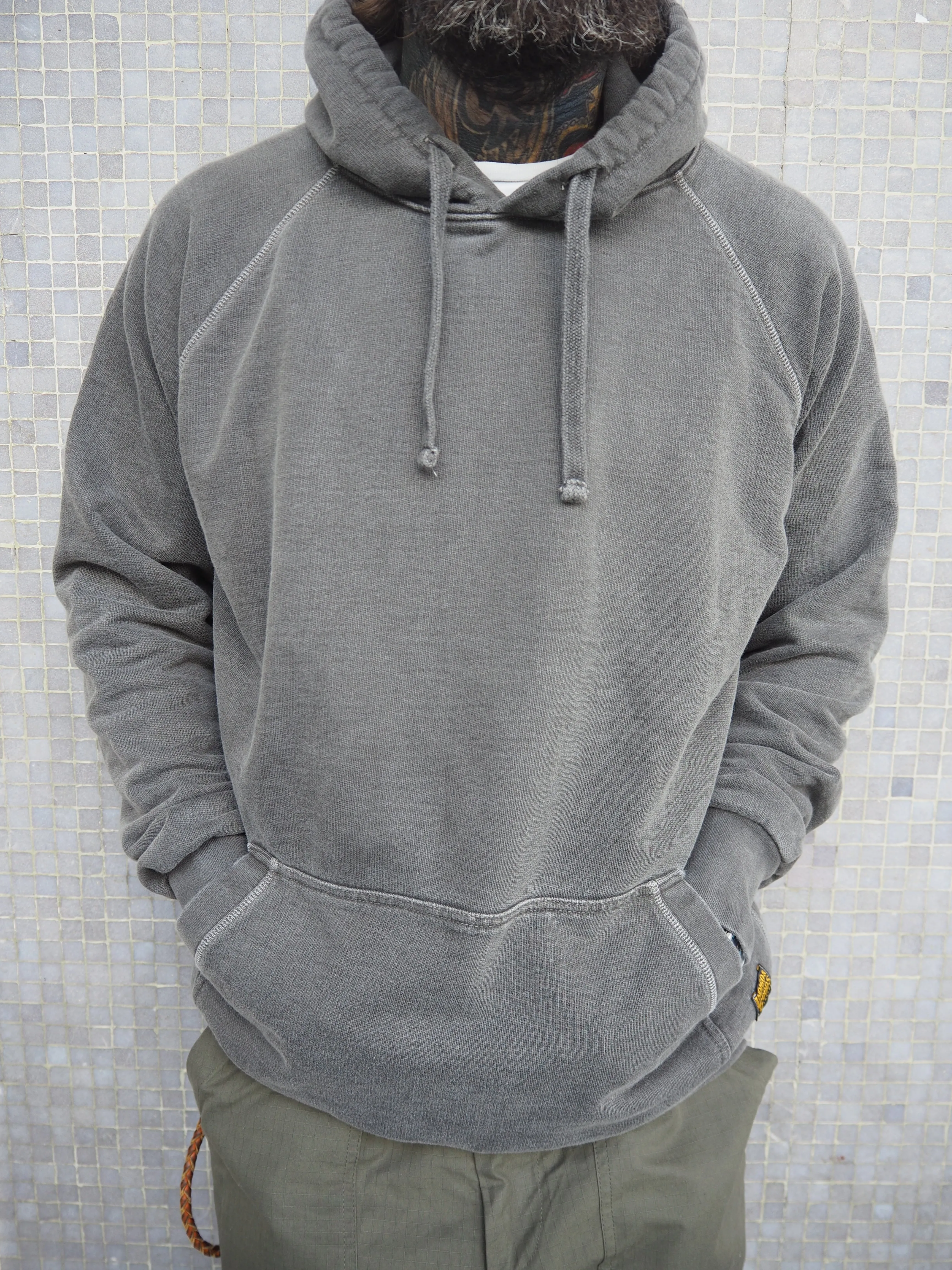 English Hoody - Washed Charcoal sold by Indigo and Goods product image thumbnail 5