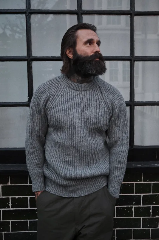 Mariner Sweater - Steel Grey made by Indigo and Goods