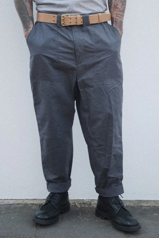 Loose Fatigue - Slate Grey Weathered Cotton sold by Indigo and Goods