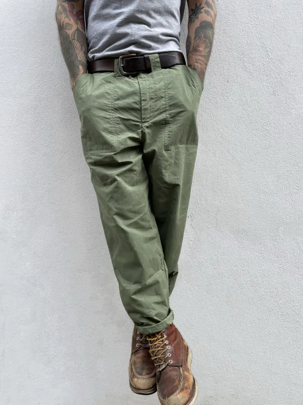 Loose Fatigue - Jungle Green Weathered Cotton sold by Indigo and Goods
