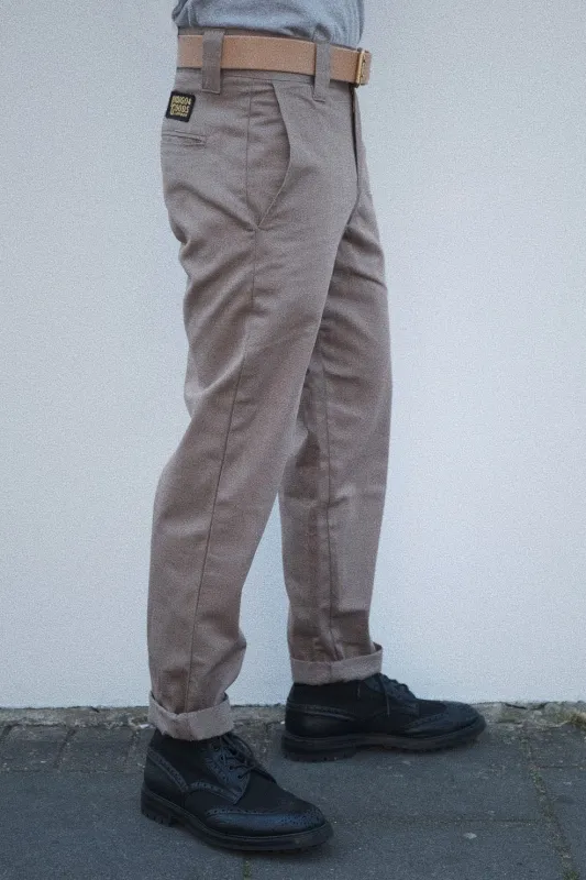 English Worker Trouser - Sand Cotton Twill sold by Indigo and Goods