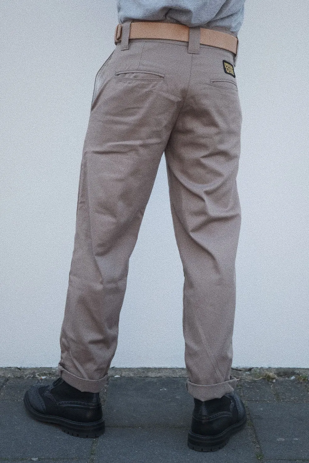 English Worker Trouser - Sand Cotton Twill sold by Indigo and Goods product image thumbnail 4