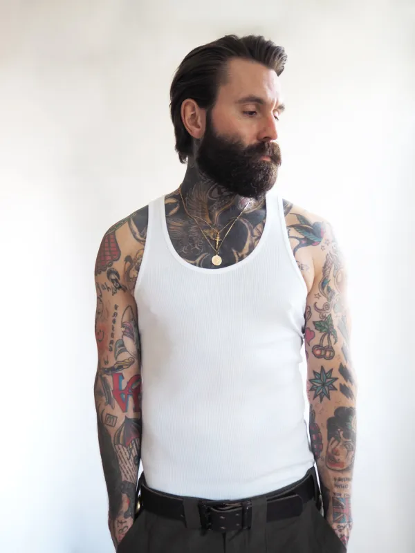 English Rib Vest sold by Indigo and Goods