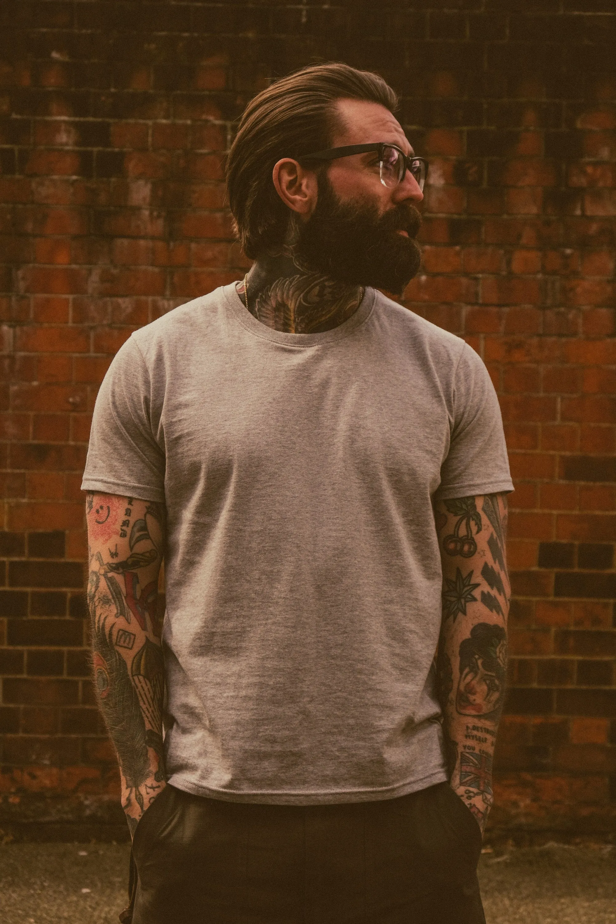 Standard Issue Tee - Airborne Grey sold by Indigo and Goods product image thumbnail 4