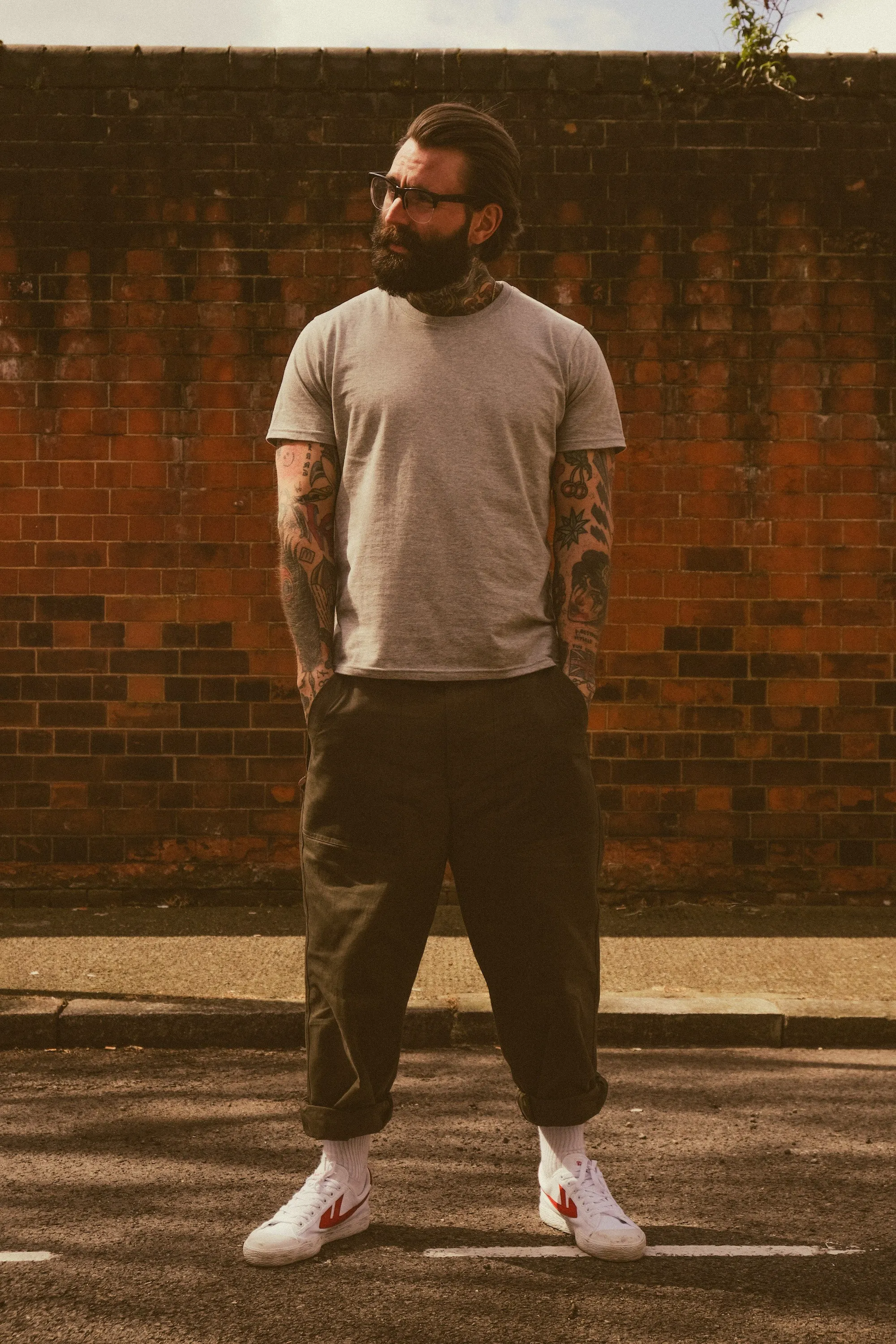 Standard Issue Tee - Airborne Grey sold by Indigo and Goods product image thumbnail 5