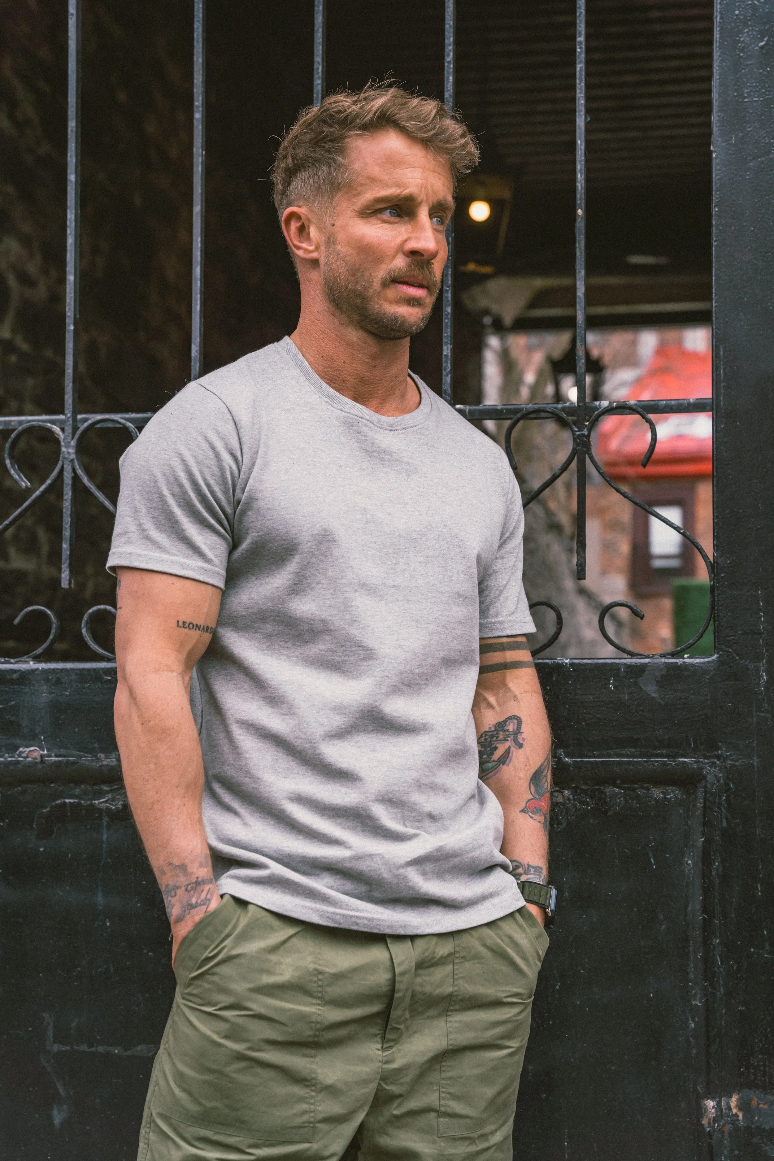 Standard Issue Tee - Airborne Grey sold by Indigo and Goods