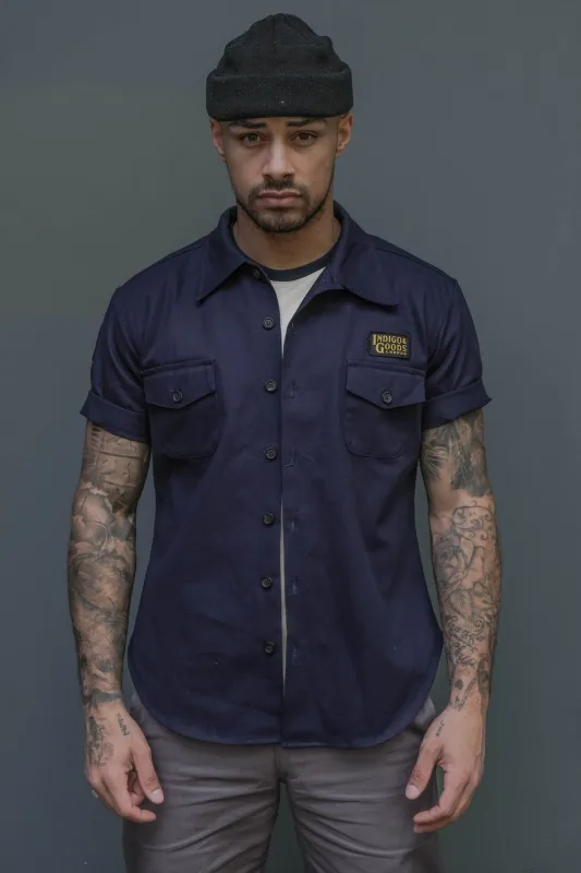 English Prison Patch Shirt sold by Indigo and Goods