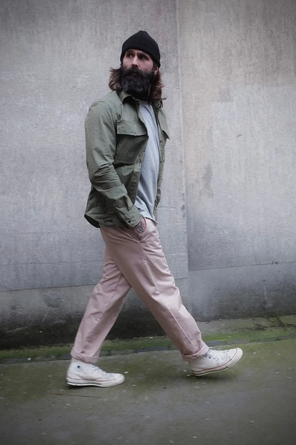 Turbo Shirt Jacket - Weathered Cotton - Jungle Green sold by Indigo and Goods product image thumbnail 5