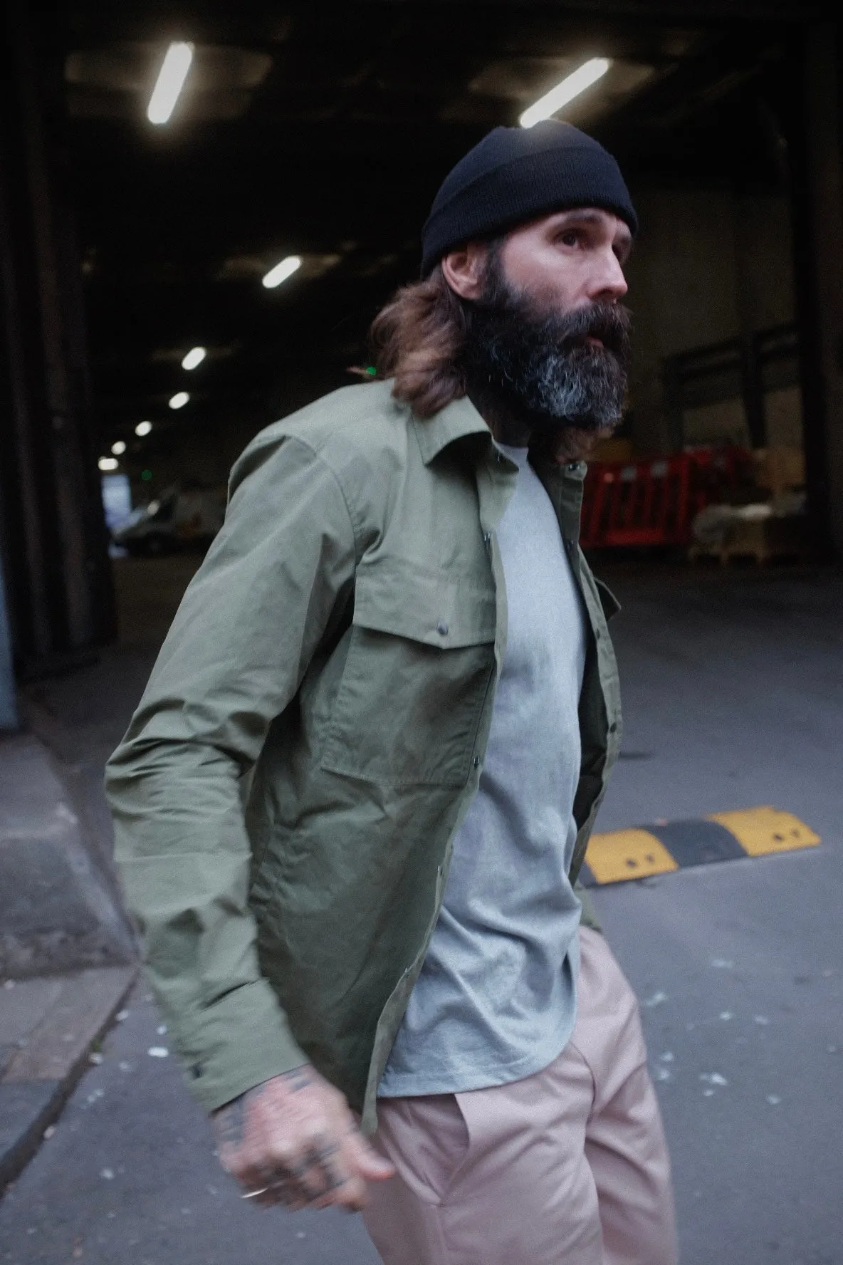 Turbo Shirt Jacket - Weathered Cotton - Jungle Green sold by Indigo and Goods