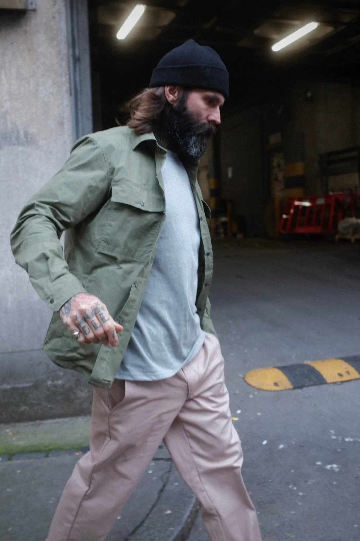 Turbo Shirt Jacket - Weathered Cotton - Jungle Green sold by Indigo and Goods product image thumbnail 3