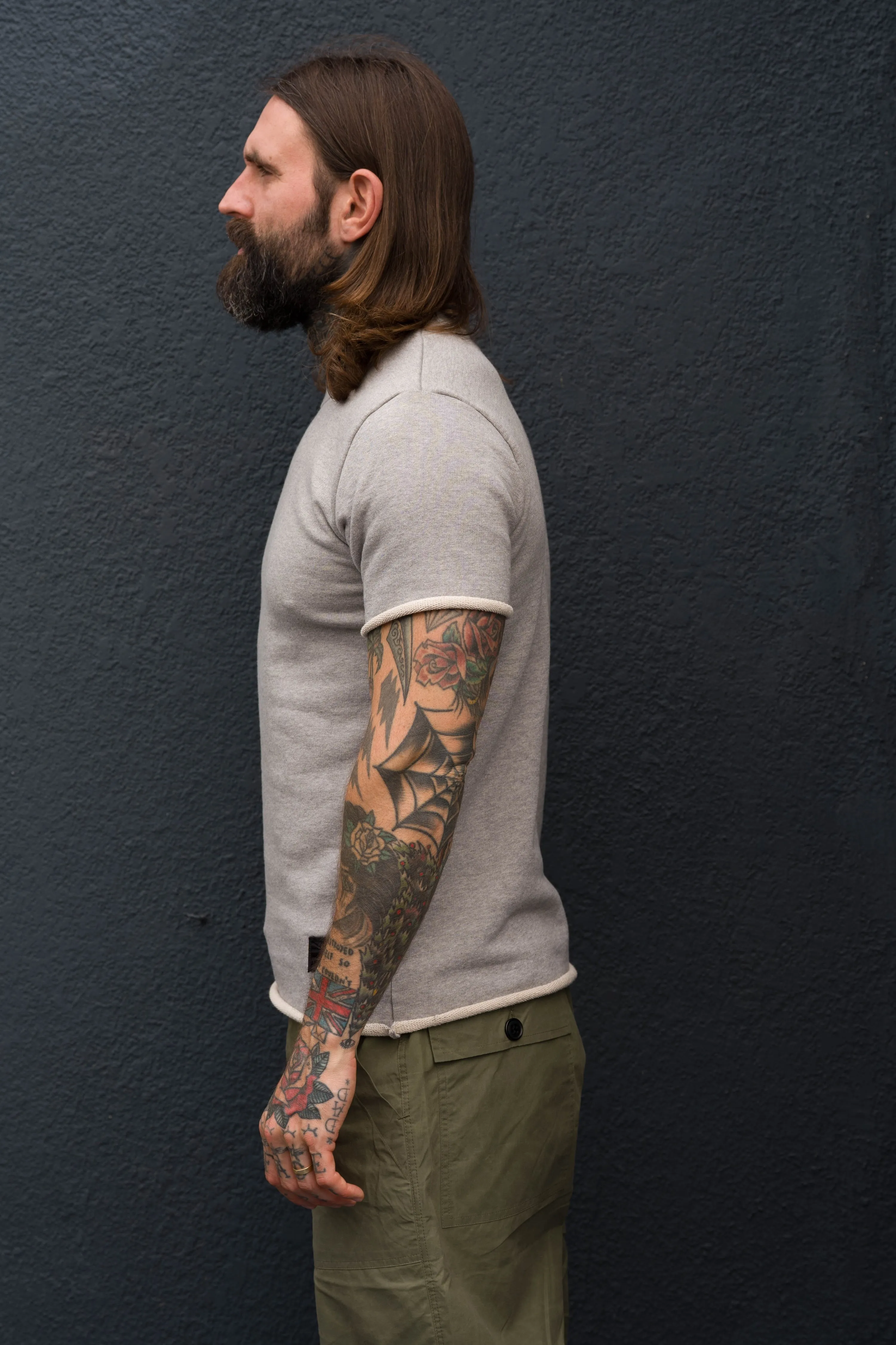 Scorpion Raw Tee - Grey Mix sold by Indigo and Goods product image thumbnail 3