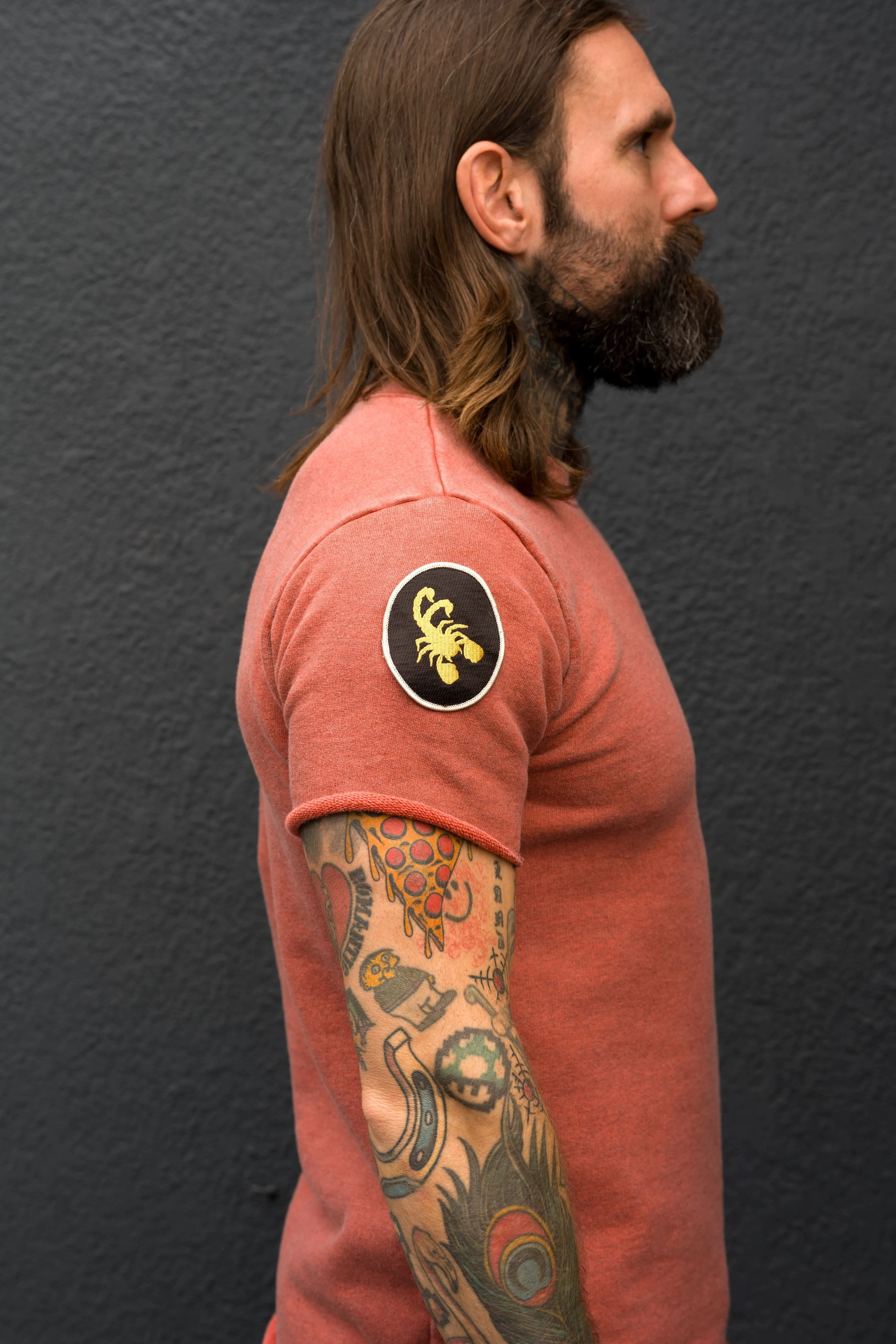 Scorpion Raw Tee - Red Mix sold by Indigo and Goods product image thumbnail 3