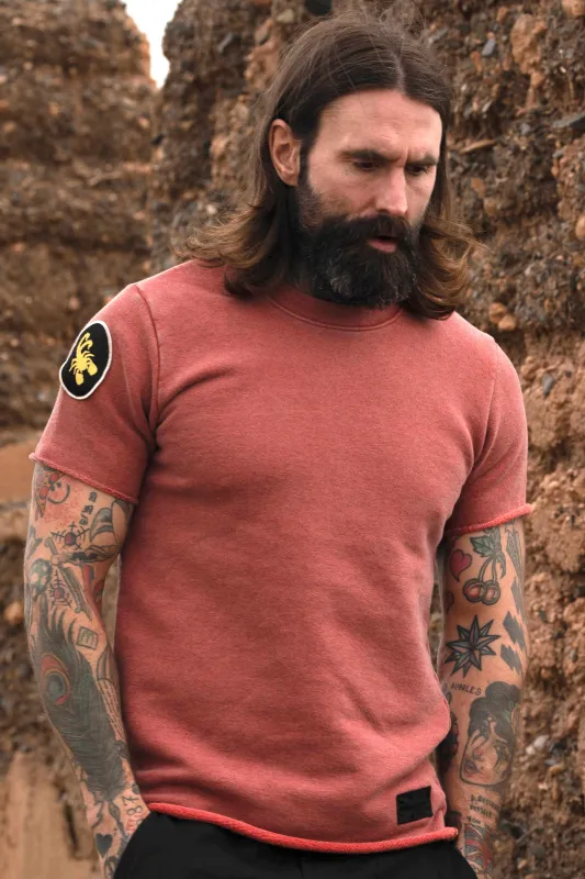 Scorpion Raw Tee - Red Mix made by Indigo and Goods
