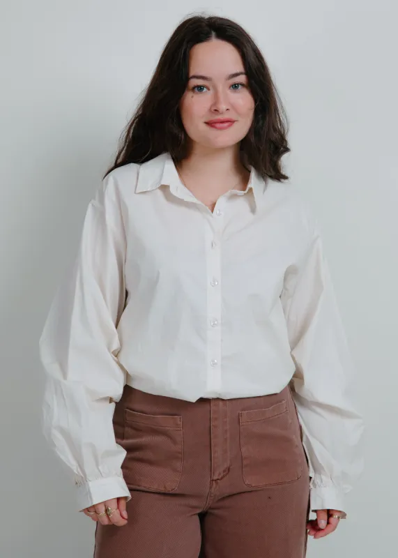 Beatrix Button Up - Cream sold by Vinnie Louise