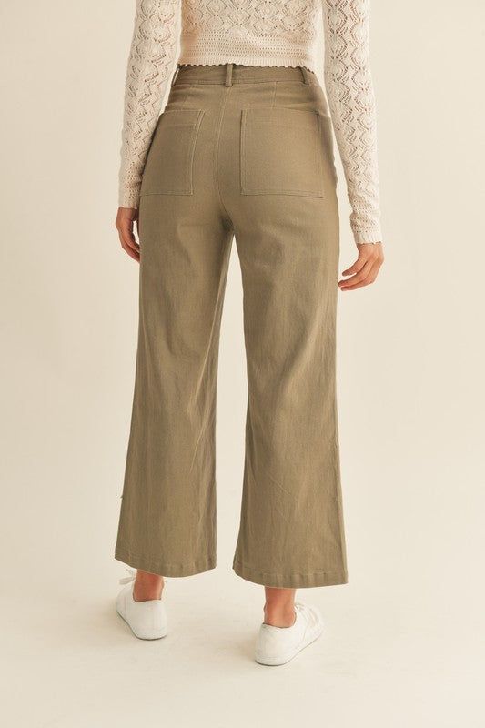 Elsie Pants - Olive sold by Vinnie Louise product image thumbnail 3