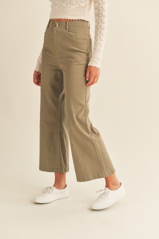 Elsie Pants - Olive sold by Vinnie Louise product image thumbnail 2