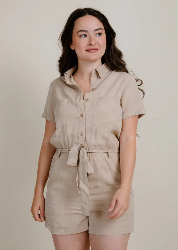 Karina Romper - Khaki sold by Vinnie Louise