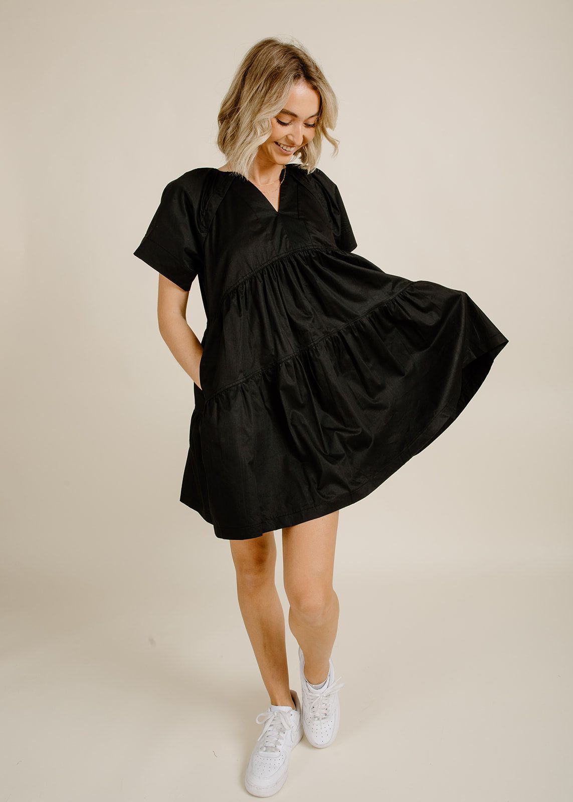 Blaire Mini Dress - Black sold by Vinnie Louise product image thumbnail 3