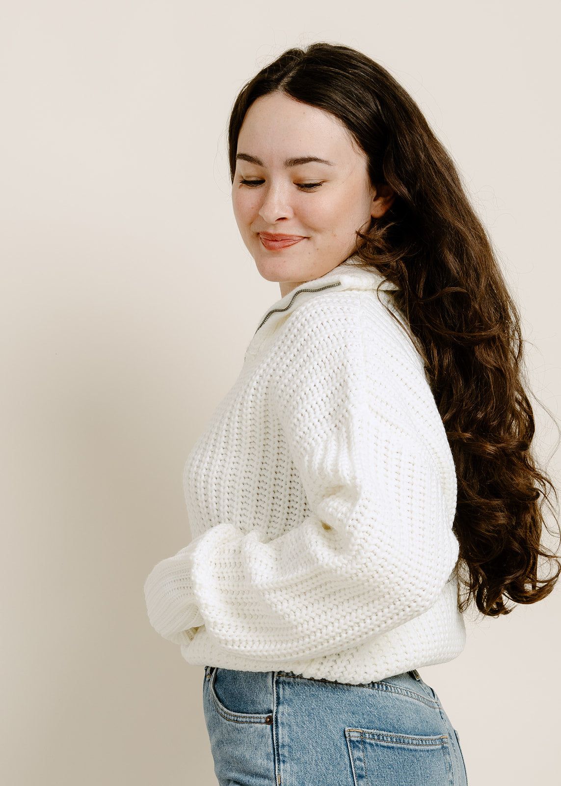 Greta Zip Pullover sold by Vinnie Louise product image thumbnail 3