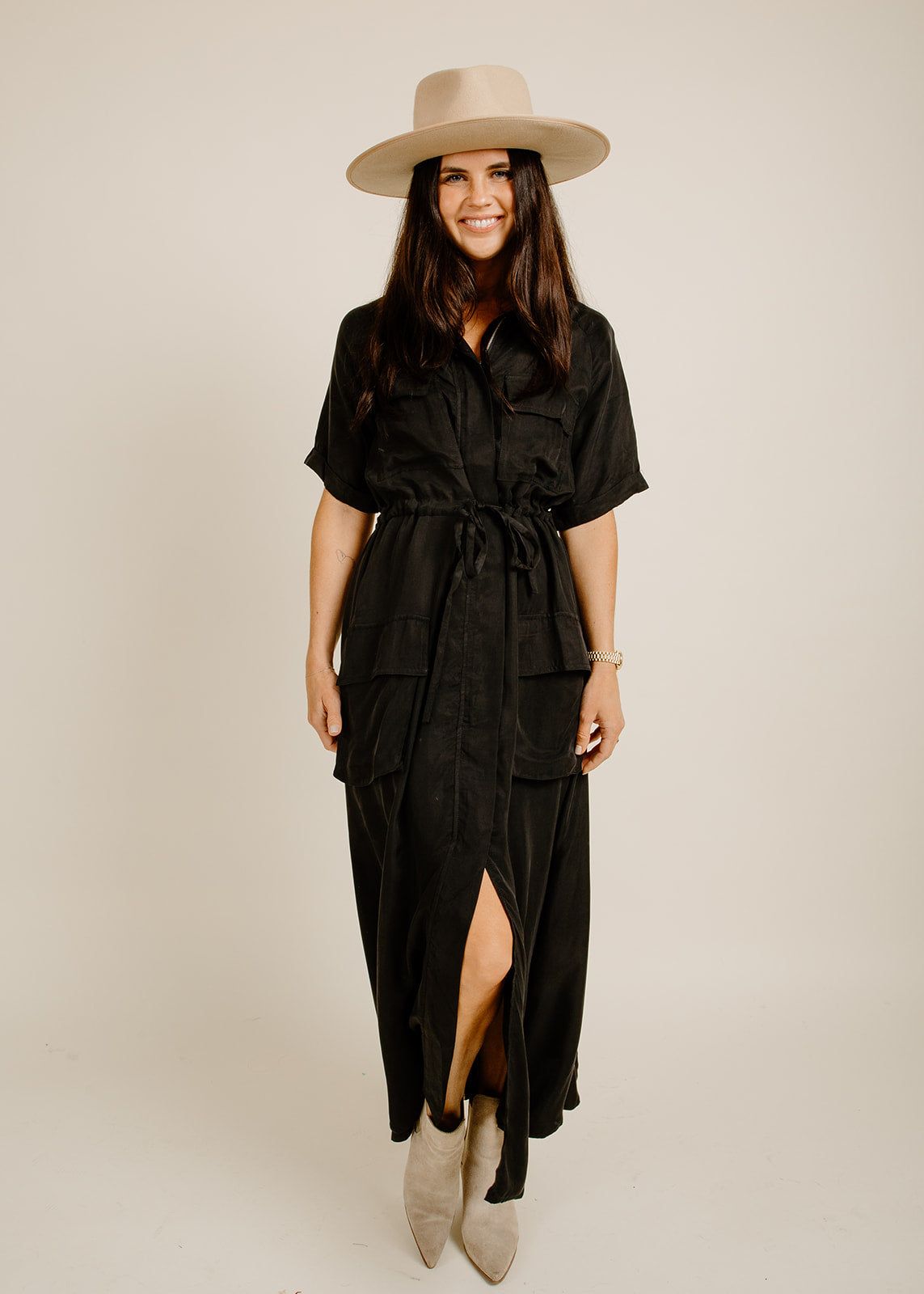 Millie Midi Dress - Black sold by Vinnie Louise product image thumbnail 4