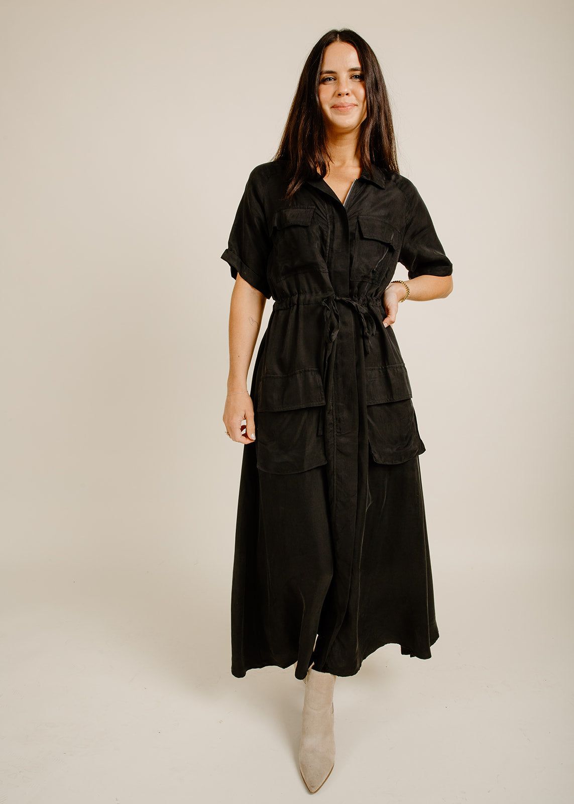 Millie Midi Dress - Black sold by Vinnie Louise product image thumbnail 3
